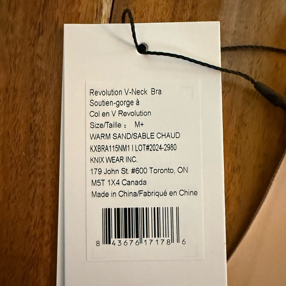 NWT Knix Revolution V-Neck Bra - Picture 7 of 7